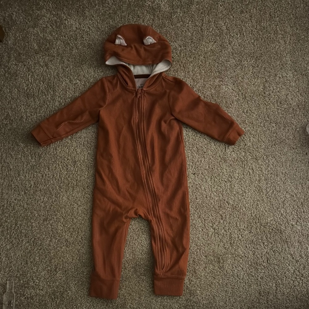 Rust Orange Kids One Piece